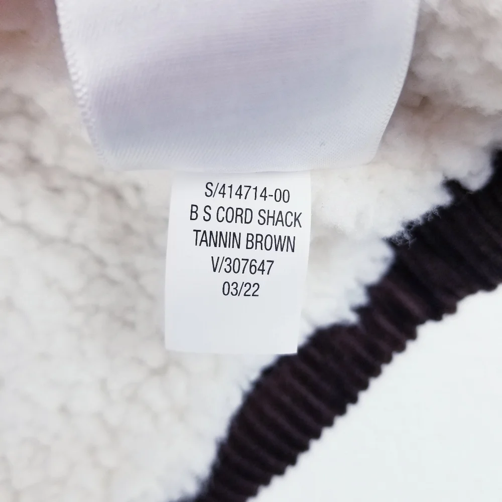 Old Navy #414714 Brown Sherpa-Lined Corduroy Shacket  for Baby NWT 12-18 Months